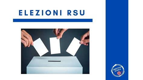 Procedure per le elezioni delle RSU 